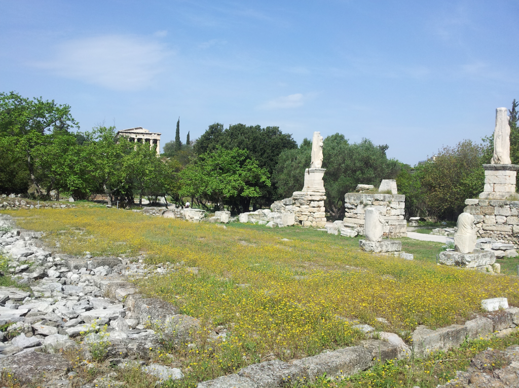 Athens meeting: The Agora in springtime